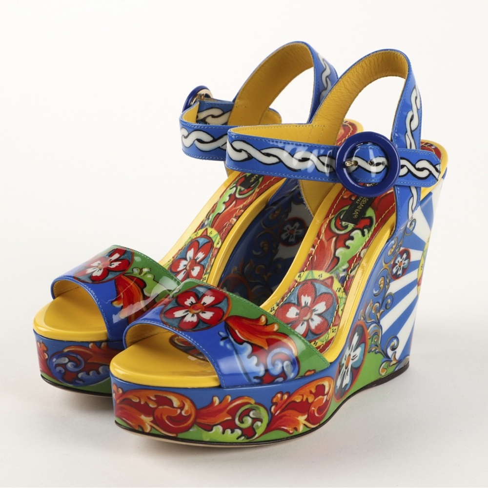 Dolce & Gabbana Carretto Wedges